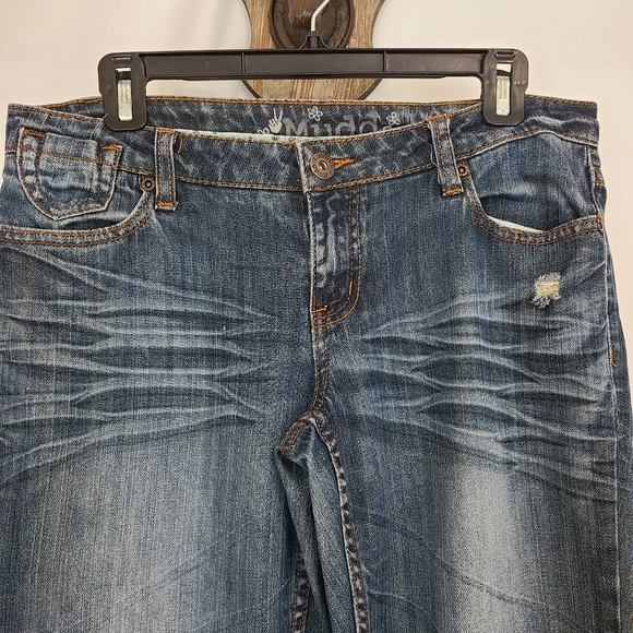 (909) Mudd Woman's Jeans, Size: 9 Color: Blue - Picture 5 of 14